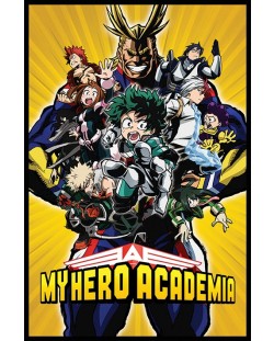 Макси плакат Pyramid - My Hero Academia (Radial Character Burst)