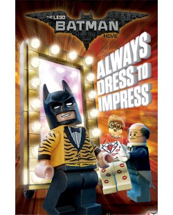 Макси плакат Pyramid - LEGOÂ® Batman (Always Dress To Impress)