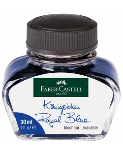 Мастило за писалка Faber-Castell - Синьо, 30 ml