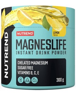 Magneslife Instant Drink Powder, лимон, 300 g, Nutrend