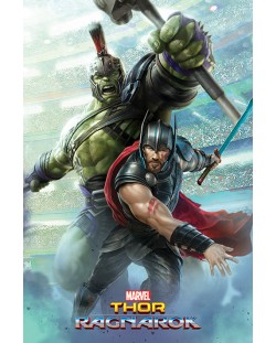 Макси плакат Pyramid - Thor Ragnarok (Thor And Hulk)