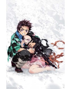 Макси плакат GB eye Animation: Demon Slayer - Tanjiro & Nezuko Snow