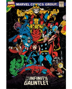 Макси плакат Pyramid - Marvel Retro (The Infinity Gauntlet)