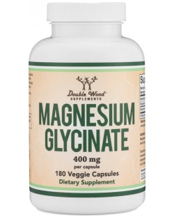Magnesium Glycinate, 180 капсули, Double Wood