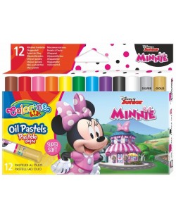 Маслени пастели Colorino Disney - Junior Minnie, 12 цвята