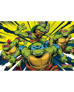 Макси плакат GB eye Animation: TMNT - Turtles in action