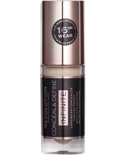 Makeup Revolution Conceal & Define Течен коректор Infinite, C6, 5 ml