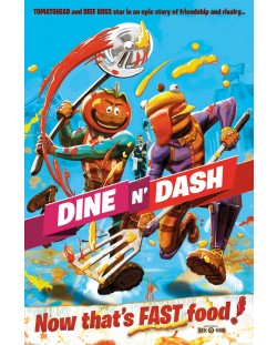 Макси плакат GB eye Games: Fortnite - Dine N' Dash