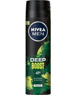 Nivea Men Спрей дезодорант Deep Boost, 150 ml