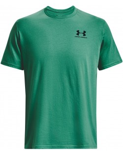 Мъжка тениска Under Armour - Sportstyle Left Chest , зелена