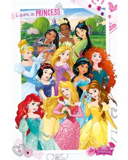 Макси плакат Pyramid - Disney Princess (I am a Princess)