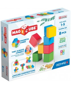 Магнитни кубчета Geomag - Magicube Творения, 8 части