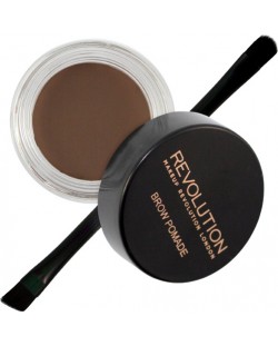 Makeup Revolution Помада за вежди, Dark Brown, 2.5 g