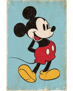 Макси плакат Pyramid - Mickey Mouse (Retro)