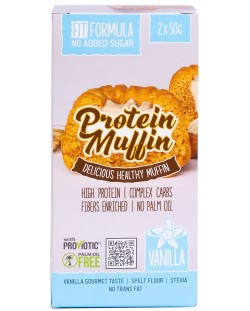 Protein Muffin Мъфини с ванилия, 2 x 50 g, KT Sportline
