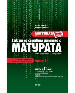 Матрицата (презареждане) или как да се справим успешно с матурата по български език и литература - 11. клас (част 1)