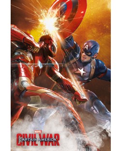 Макси плакат Pyramid - Captain America Civil War (Fight)