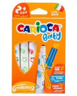 Маркери Carioca Baby - 6 цвята