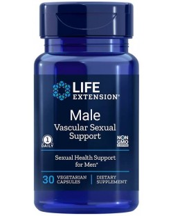Male Vascual Sexual Support, 30 веге капсули, Life Extension