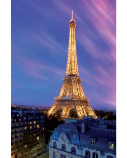 Макси плакат Pyramid - Eiffel Tower at Dusk