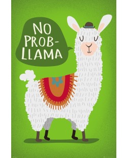 Макси плакат GB Eye Llama - No Probllama