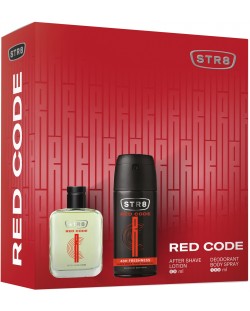 STR8 Red Code Комплект - Лосион за след бръснене и Дезодорант, 50 + 150 ml