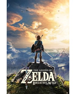 Макси плакат Pyramid - The Legend Of Zelda: Breath Of The Wild (Sunset)