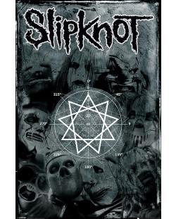 Макси плакат Pyramid - Slipknot (Pentagram)