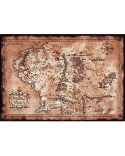 Макси плакат ABYstyle Movies: Lord of the Rings - Map