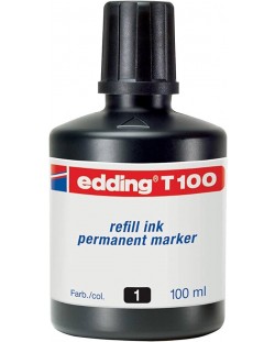 Мастило Edding T100 PM - Черно, 100 ml