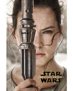 Макси плакат Pyramid - Star Wars Episode VII (Rey Teaser)