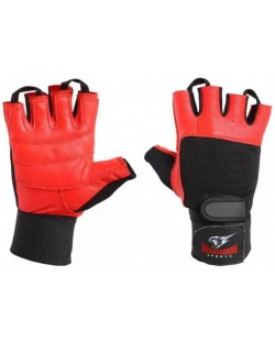 Мъжки фитнес ръкавици Armageddon Sports - Red Lux , червени