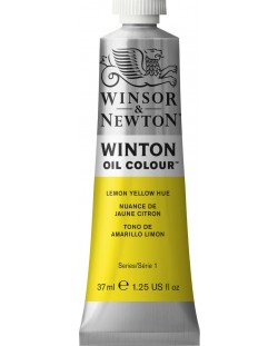 Маслена боя Winsor & Newton Winton - Жълта лимон, 37 ml