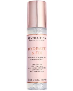 Makeup Revolution Спрей за фиксиране на грим Hydrate & Fix, 100 ml