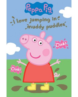 Макси плакат Pyramid - Peppa Pig (Muddy Puddles)