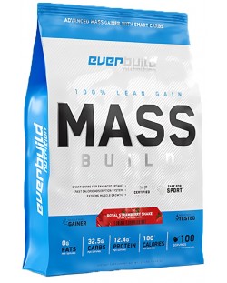 Mass Build Gainer, мока капучино шейк, 5.45 kg, Everbuild