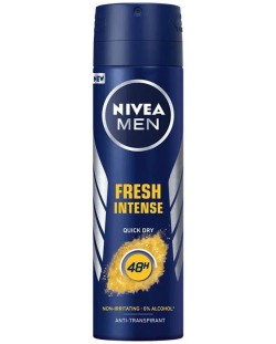 Nivea Men Спрей дезодорант Fresh Intense, 150 ml