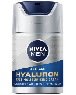 Nivea Men Мъжки крем за лице Active Age Hyaluron, 50 ml