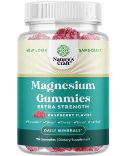 Magnesium Gummies, 90 желирани таблетки, Nature's Craft