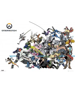 Макси плакат GB eye Games: Overwatch - Battle