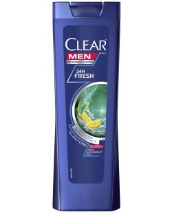 Clear Мъжки шампоан 24 H Fresh, 250 ml