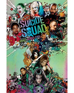 Макси плакат Pyramid - Suicide Squad (Nuke)
