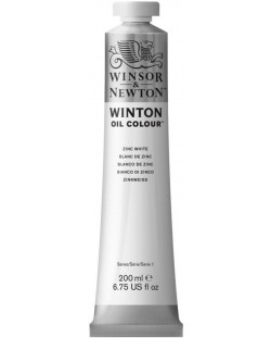 Маслена боя Winsor & Newton Winton - Бяла цинкова, 200 ml