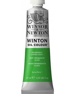 Маслена боя Winsor & Newton Winton - Перманент зелена светла, 37 ml