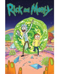 Макси плакат Pyramid - Rick and Morty (Portal)