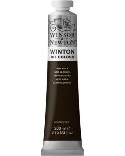 Маслена боя Winsor & Newton Winton - Лампена черна, 200 ml