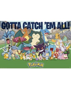 Макси плакат GB eye Games: Pokemon - Gotta Catch 'Em All!