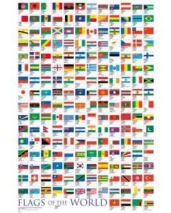 Макси плакат GB eye Educational: Flags - World 2017