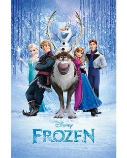 Макси плакат Pyramid - Frozen (Cast)