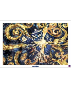 Макси плакат Pyramid - Doctor Who (Exploding Tardis)